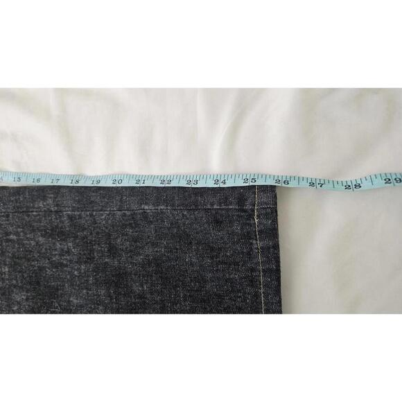 Liz Claiborne Women's Dark Gray/Black Denim Cropped Pants Size 16P - Picture 9 of 10